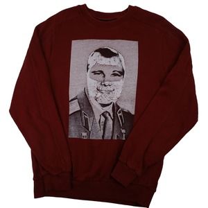 Les Benjamins Military Portrait Graphic Sweatshirt